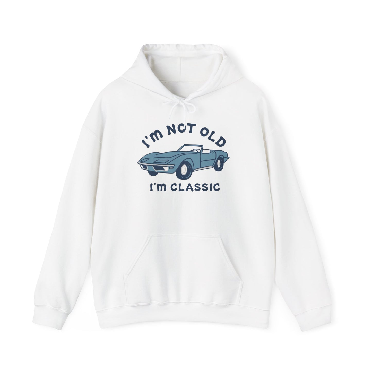 I'm Not Old I'm Classic Corvette Graphic Hoodie Heavy Blend™ Hooded Sweatshirt