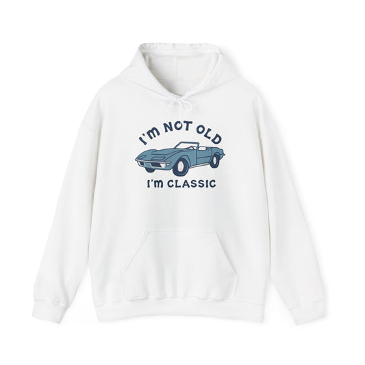 I'm Not Old I'm Classic Corvette Graphic Hoodie Heavy Blend™ Hooded Sweatshirt