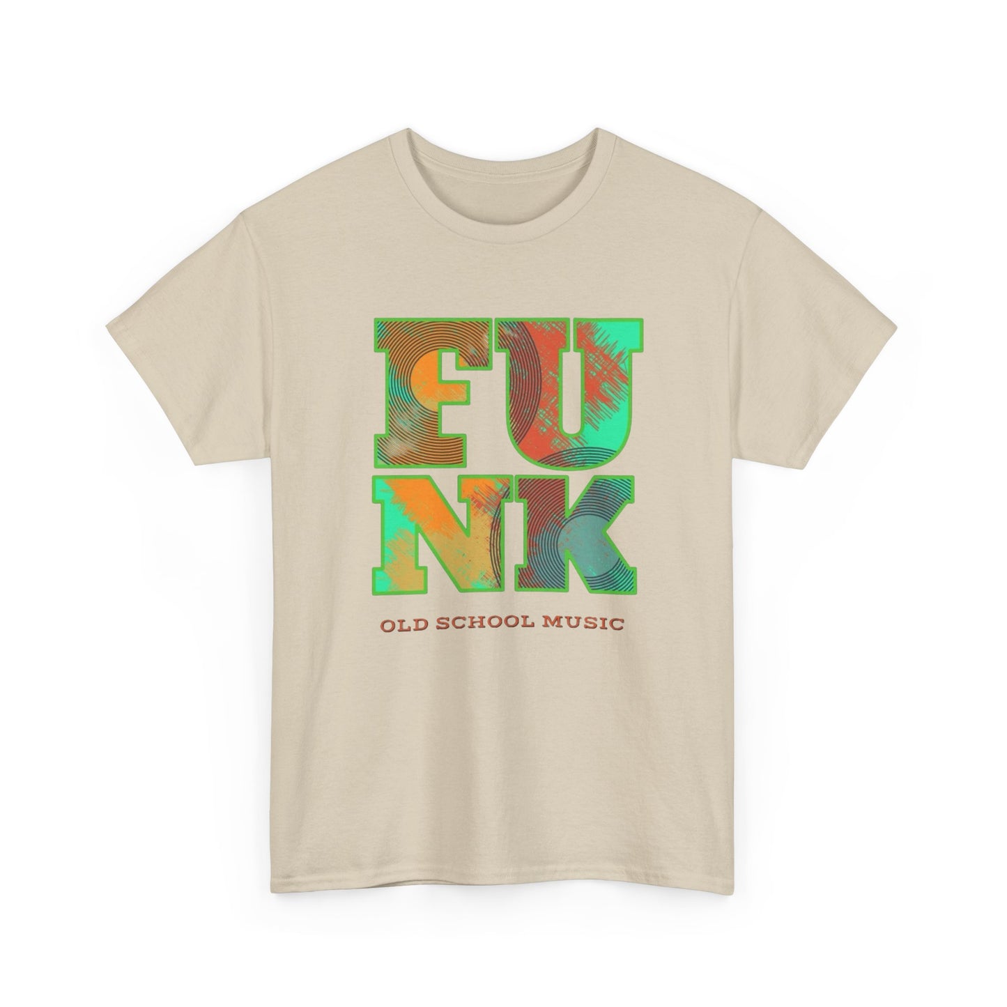 Funk Old School Music Graphic T Shirt NEW GIFT Unisex Heavy Cotton Tee