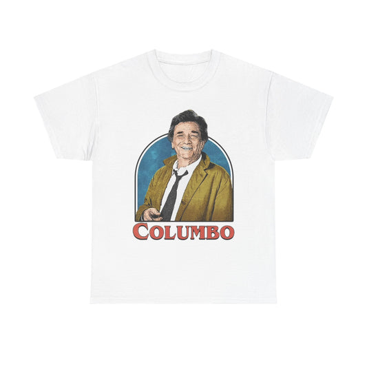 Colombo Graphic T Shirt Vintage Tv Series Retro Unisex Heavy Cotton Tee