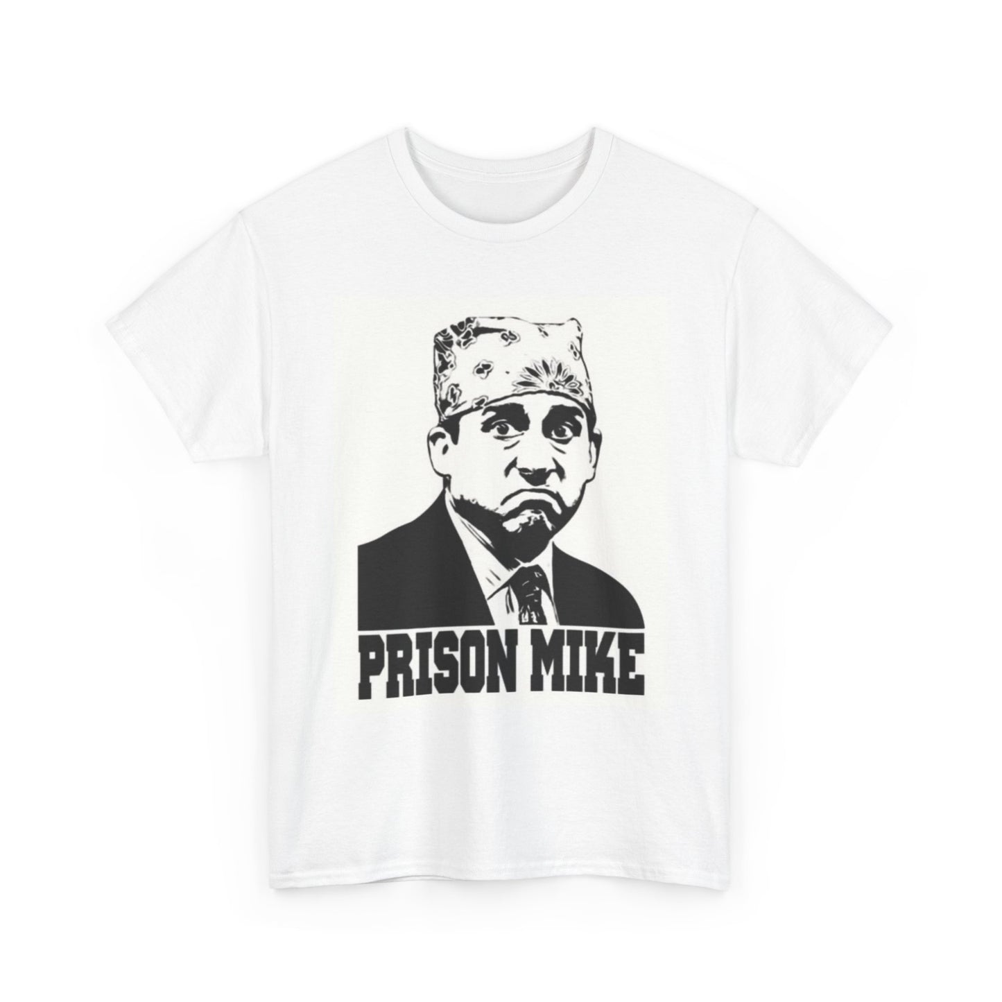 Prison Mike The Office Graphic T Shirt Funny Retro Apparel Unisex Cotton Tee