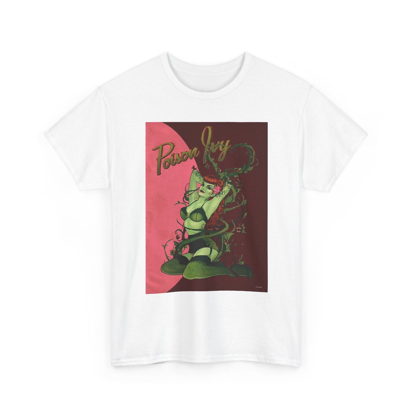 Poison Ivy Graphic T Shirt Apparel Retro Unisex Heavy Cotton Tee