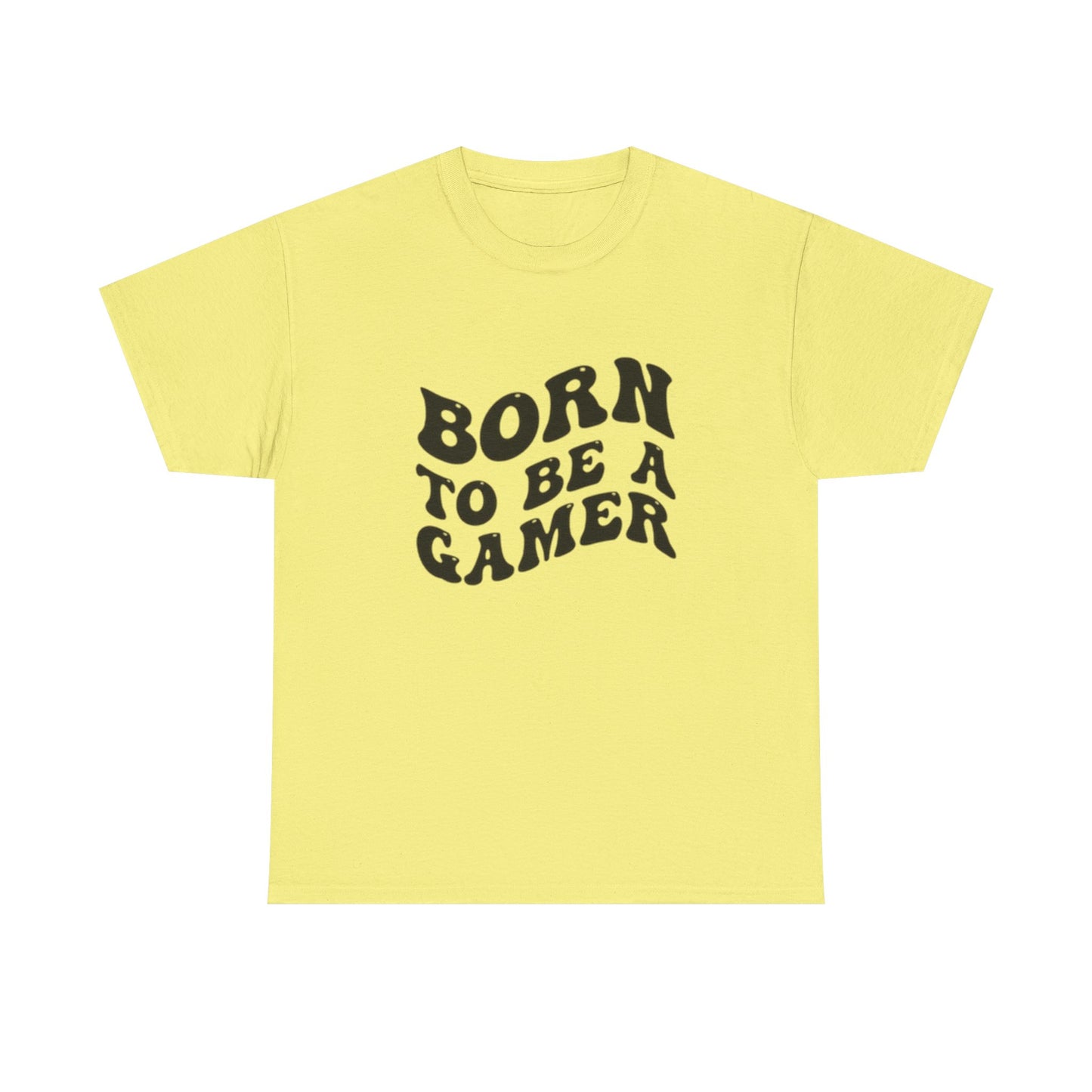Born To Be A Gamer Graphic T Shirt Unisex Heavy Cotton Tee NEW Gift