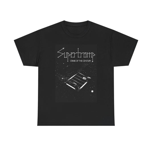 SuperTramp Tshirt 90s rock band retro design art Unisex Heavy Cotton Tee