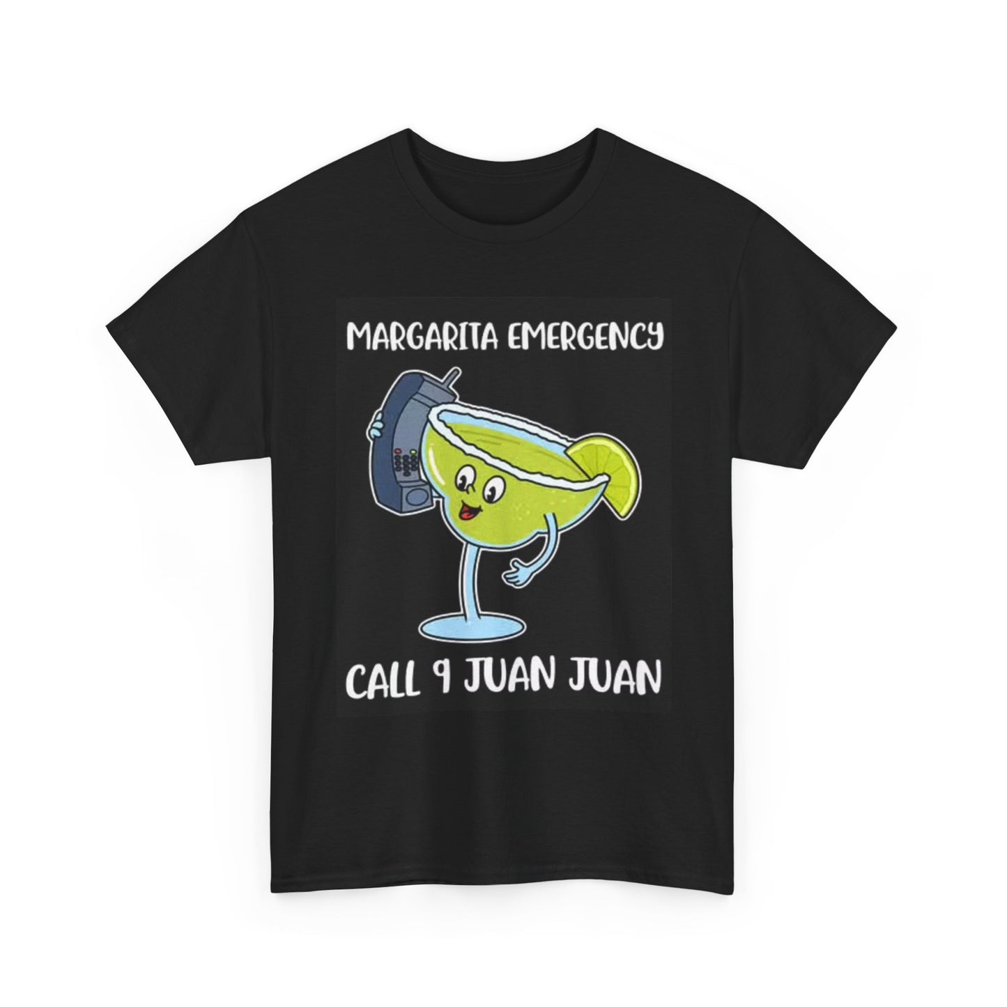 Margarita Emergency Graphic T Shirt Tequila Beer Shots Funny Unisex Heavy Cotton