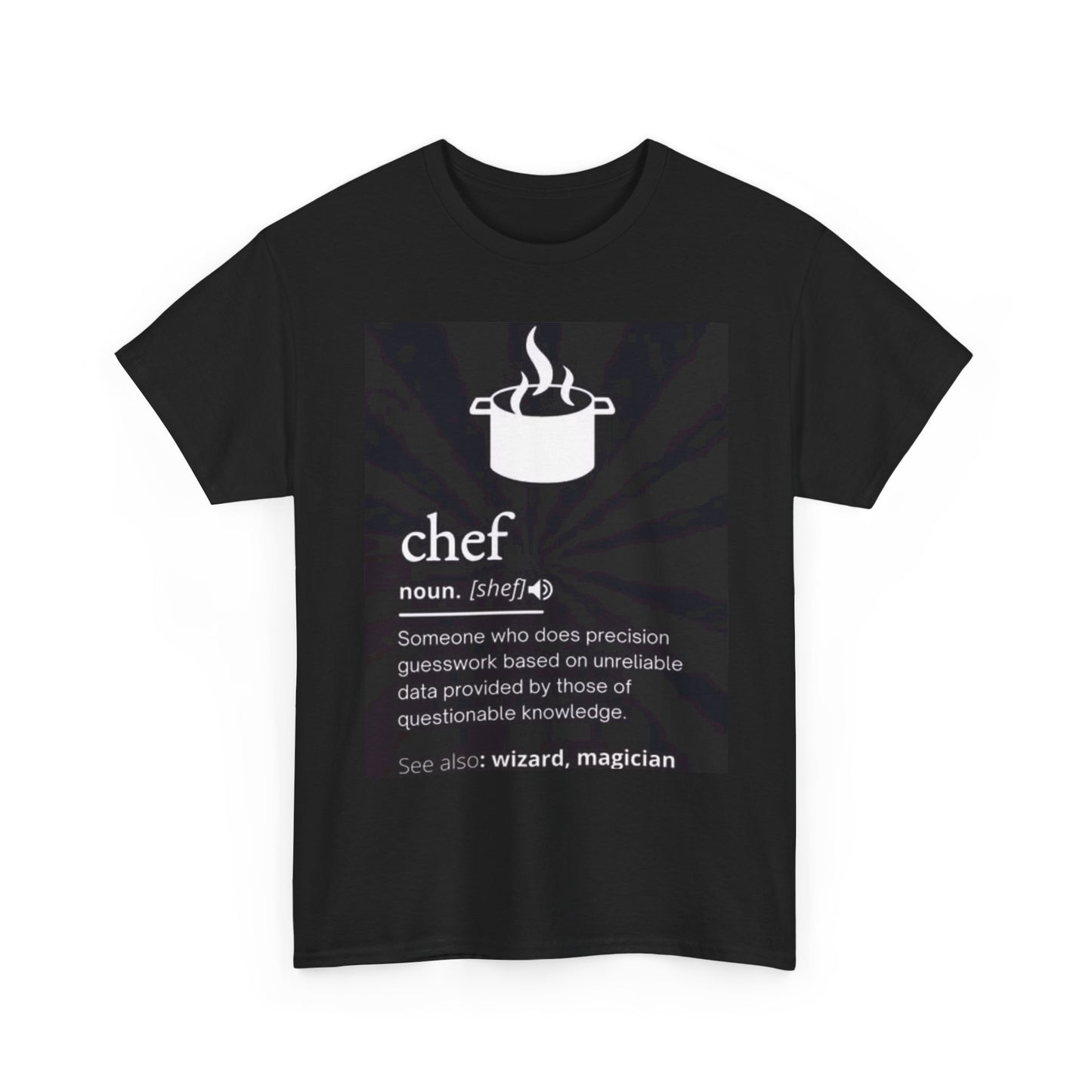 Chef Definition Graphic T Shirt Funny Kitchen Sous Chefs Catering Unisex