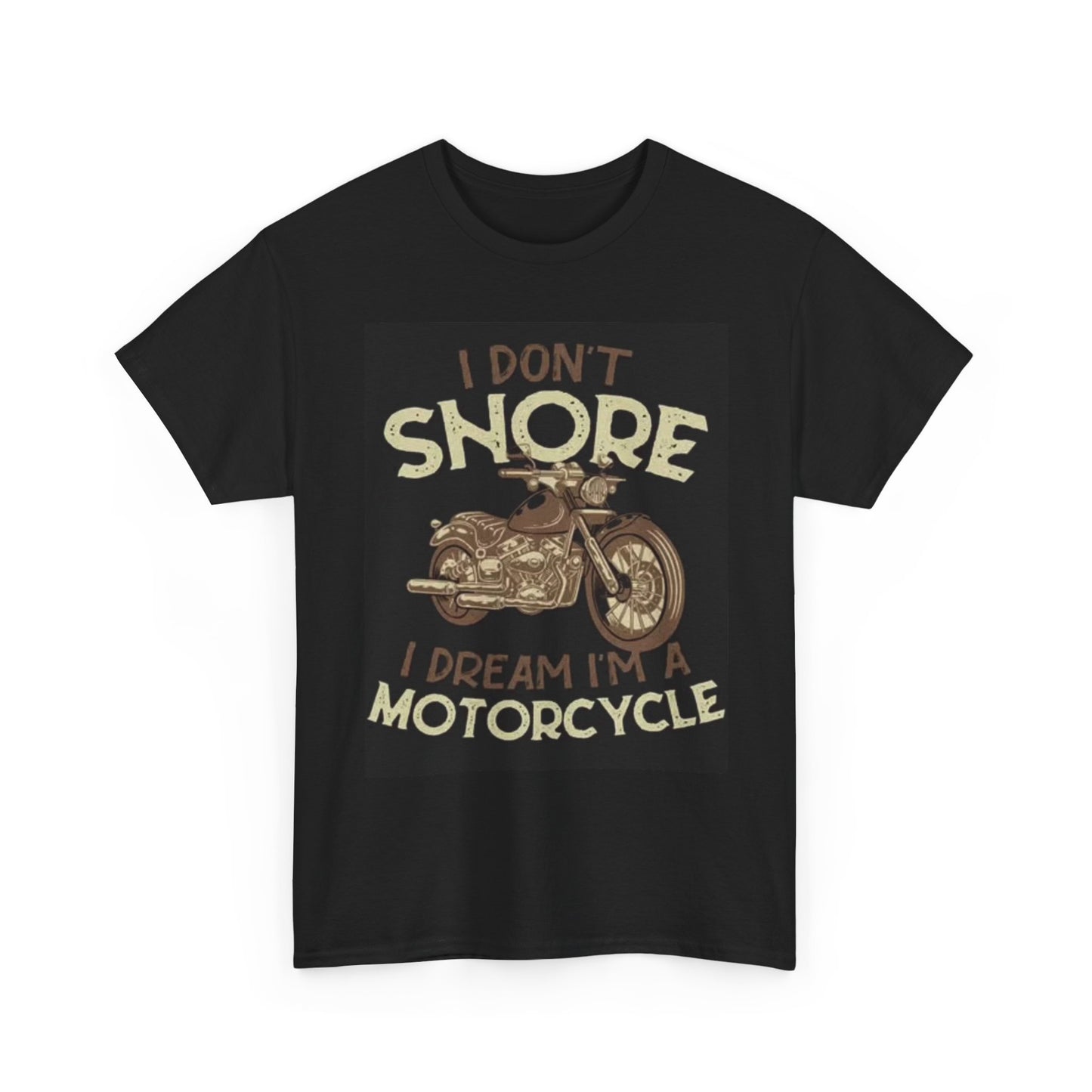 Motorcycle Dreams Graphic T Shirt Funny Gift Retro Style Unisex Heavy Cotton Tee