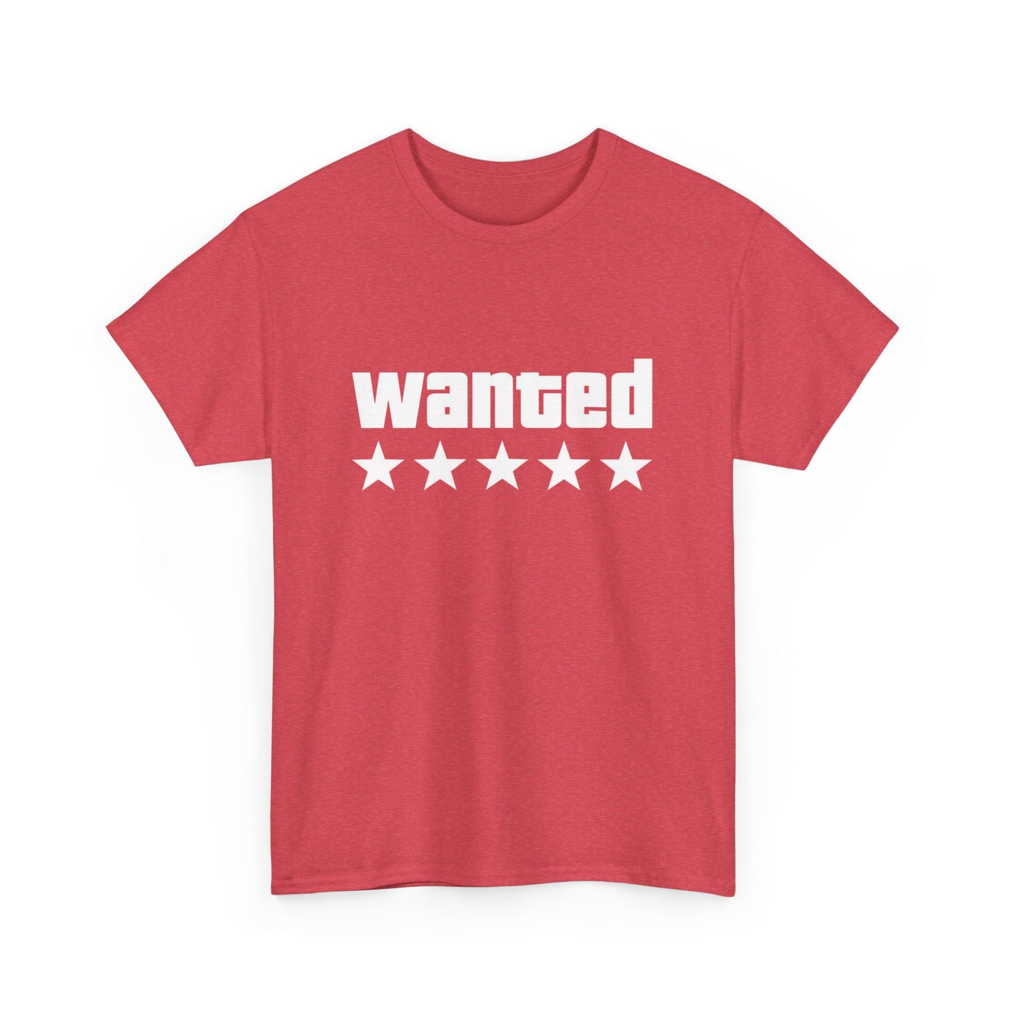 Wanted Five Stars GTA Graphic T Shirt NEW ADULT