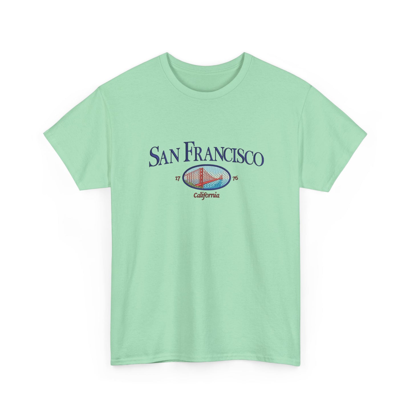 San Francisco California Retro Graphic T Shirt NEW Unisex Heavy Cotton Tee