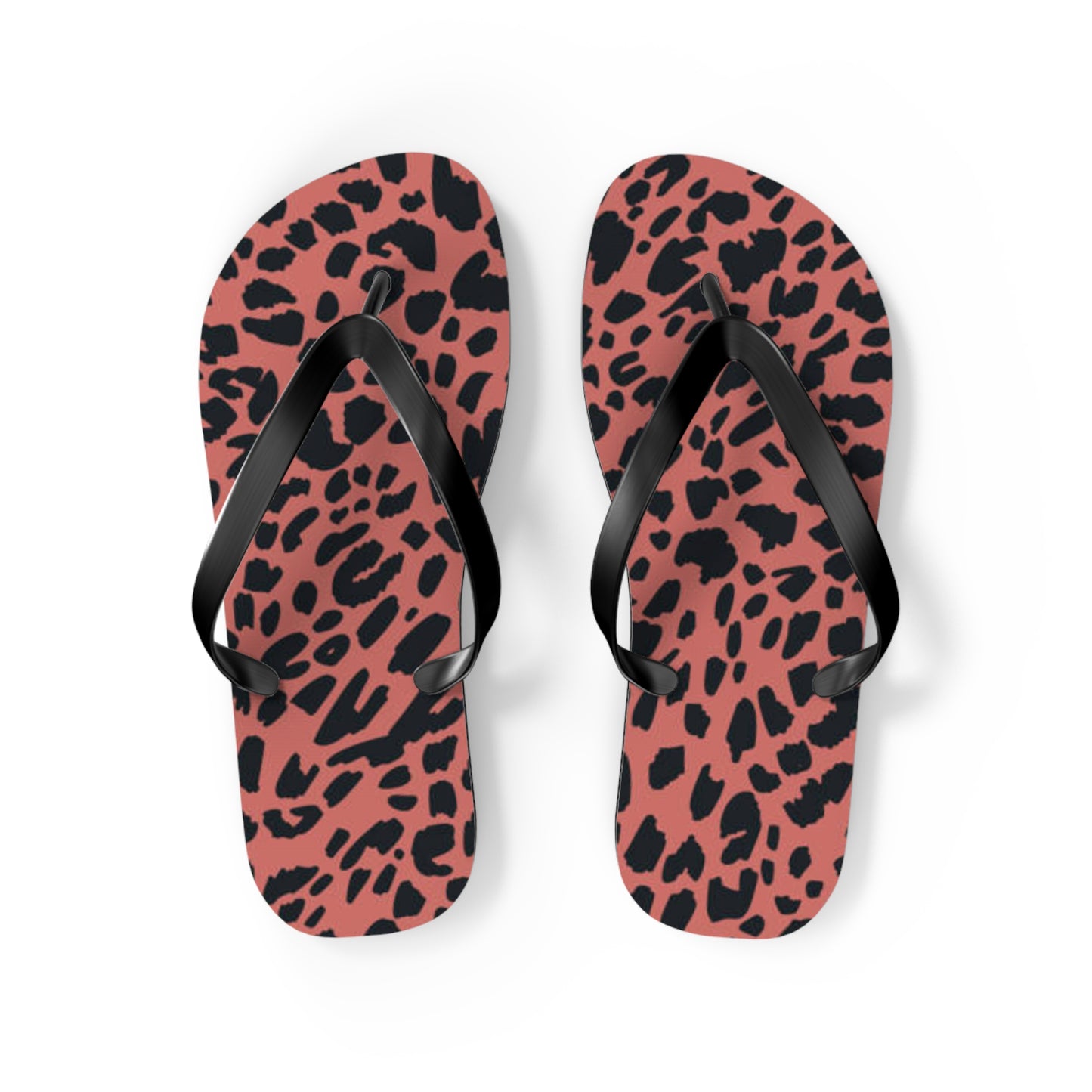 Pink Animal Beach Sandals, Slides for Summer, Flip Flops, Water Resistant