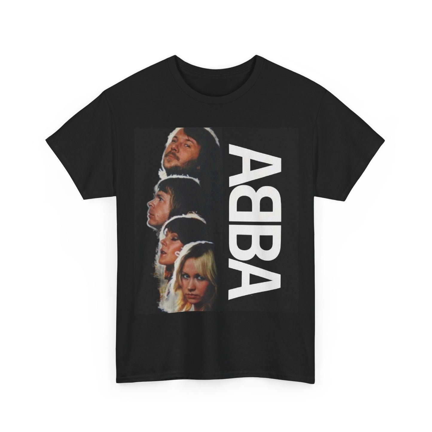 Abba Graphic T Shirt Vintage Retro Poster Unisex Heavy Cotton Tee