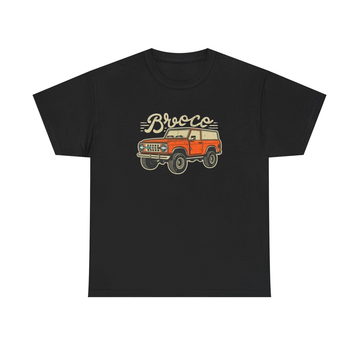 Bronco 70s Vintage T Shirt S-5XL NEW Unisex Cotton Tee