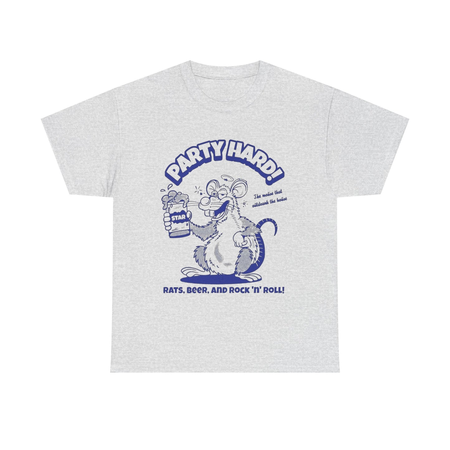 Party Hard Graphic T Shirt Unisex Heavy Cotton Tee
