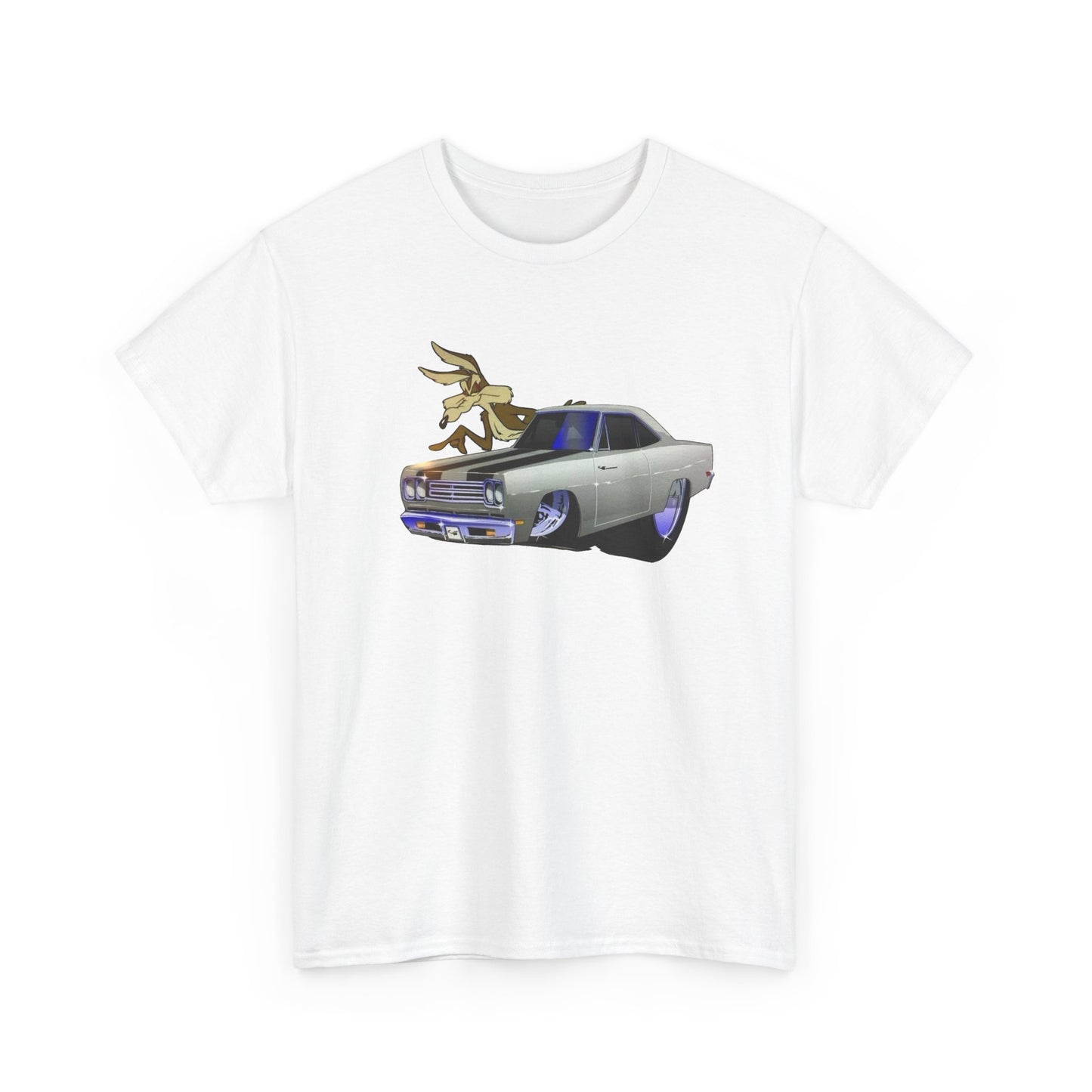 Plymouth Roadrunner Classic Graphic T Shirt Unisex Heavy Cotton Tee NEW