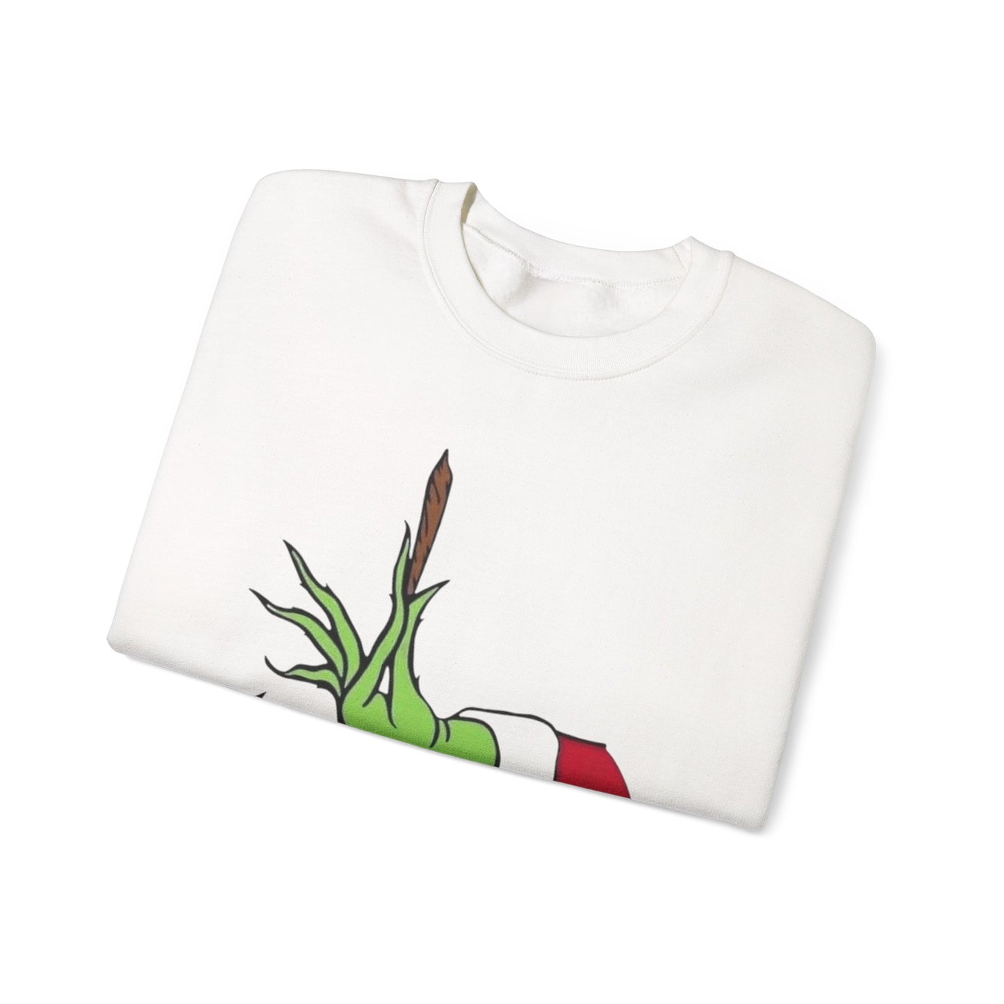 Merry Weedmas The Grinch Funny Sweater NEW Heavy Blend™ Crewneck Sweatshirt