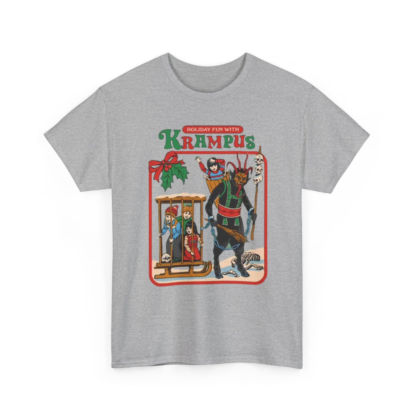 Holiday Fun With krampus Funny Graphic T Shirt Christmas Merry Unisex Holidays