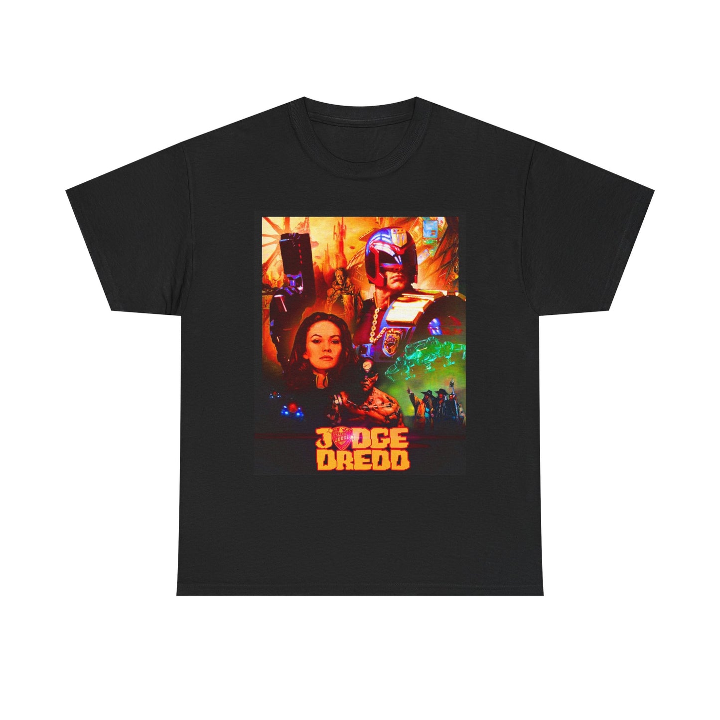 Judge Dredd Vintage Movie 90s Graphic T Shirt NEW Cotton Tee Gift