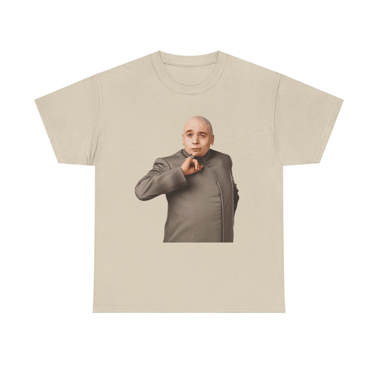 Dr Evil Funny Graphic T Shirt Austin Powers Retro Unisex Heavy Cotton Tee