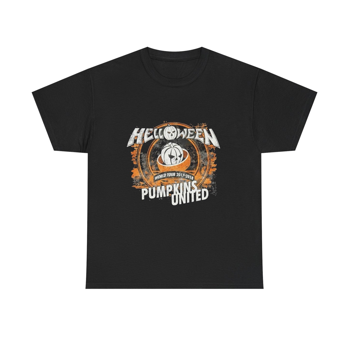 Halloween Pumpkins United Graphic T Shirt Unisex Heavy Cotton Tee NEW GIFT