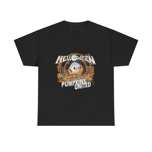 Halloween Pumpkins United Graphic T Shirt Unisex Heavy Cotton Tee NEW GIFT