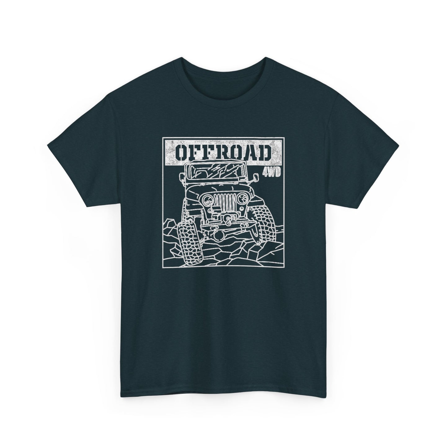 Offroad 4wd Retro Trailboss Graphic T Shirt NEW Unisex Heavy Cotton Tee