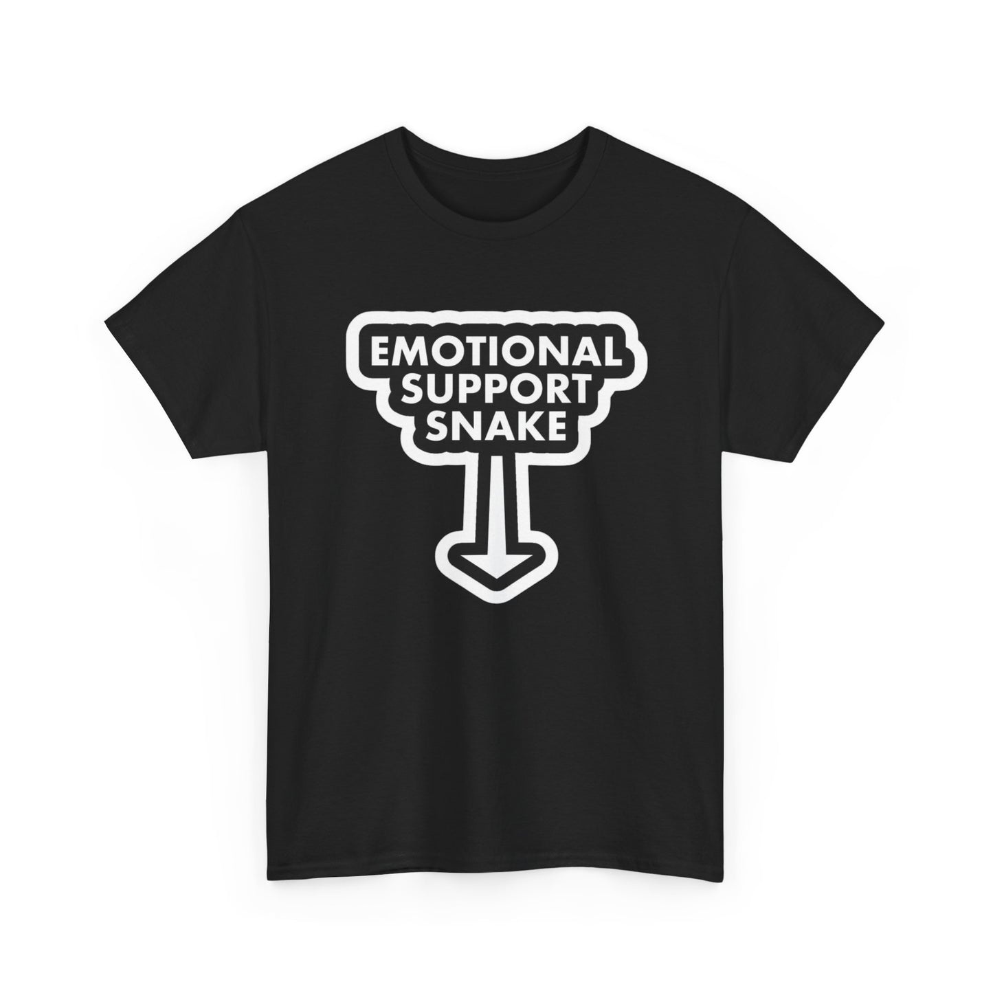 Emotional Support Snake Sex Humor T Shirt Graphic Unisex Heavy Cotton NEW GIFT