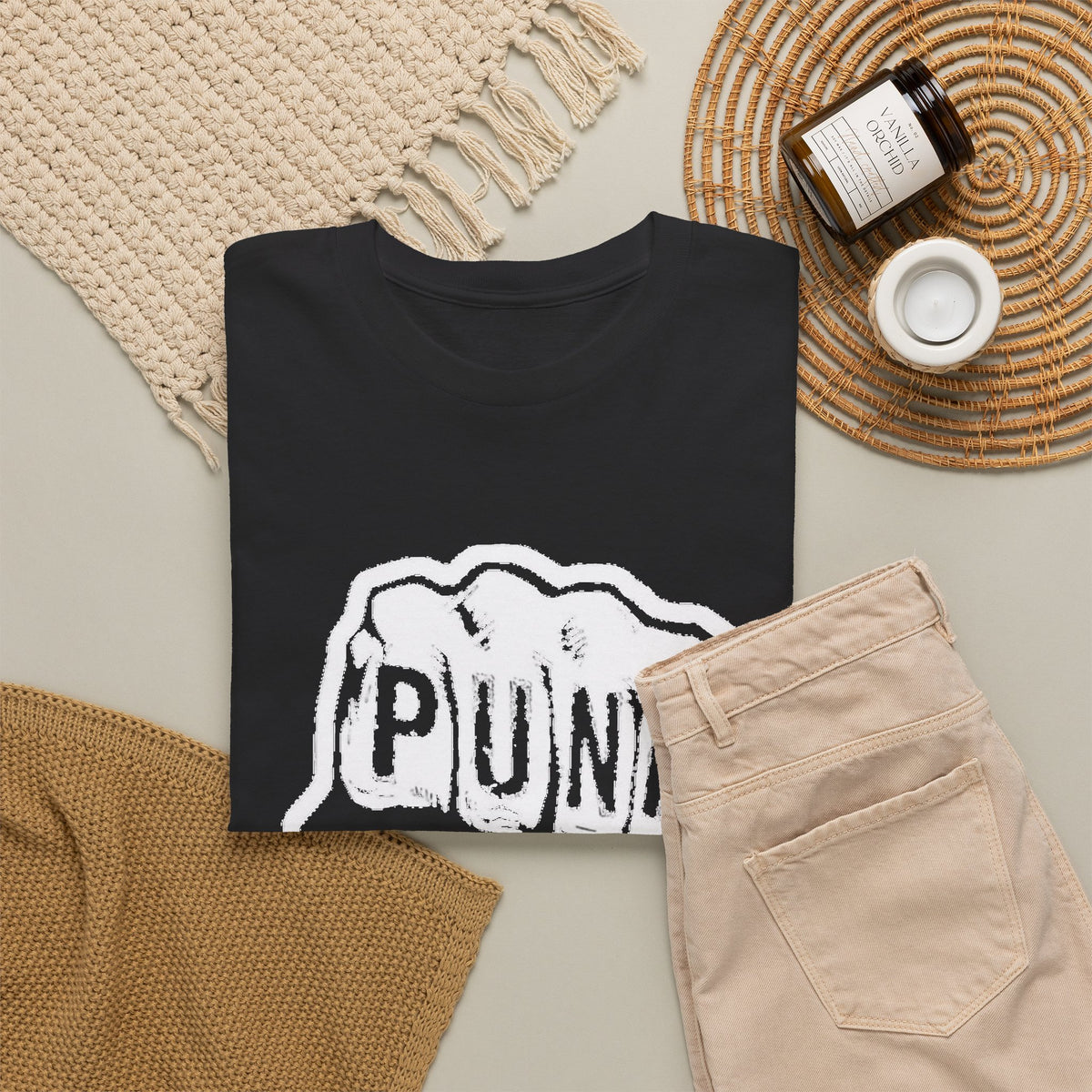 Punk Fist Graphic T-Shirt Men's Tee