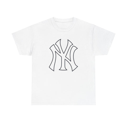 New York Emblem Logo Graphic T Shirt S-5XL Unisex Heavy Cotton Tee