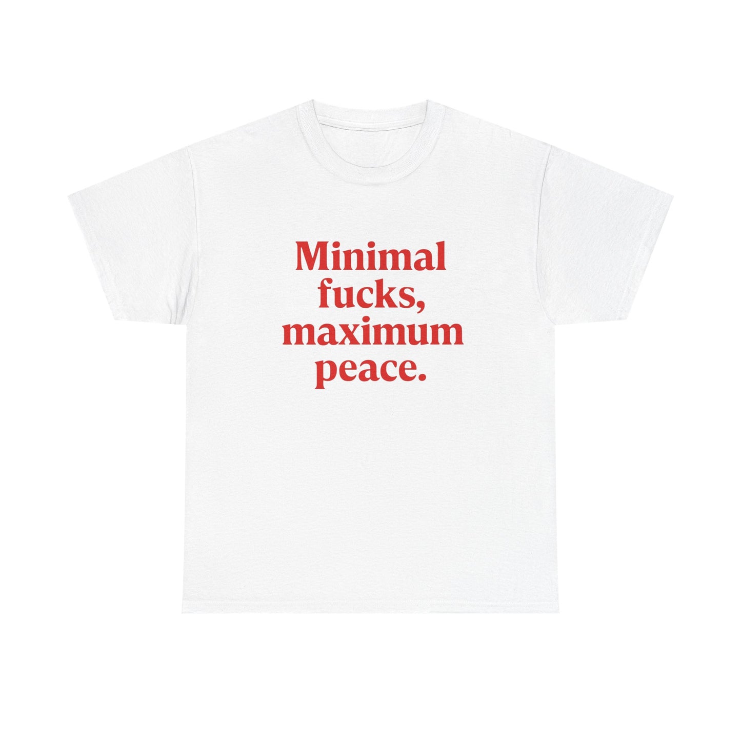 Maximum Peace Graphic T Shirt NEW ADULT Unisex Heavy Cotton Tee