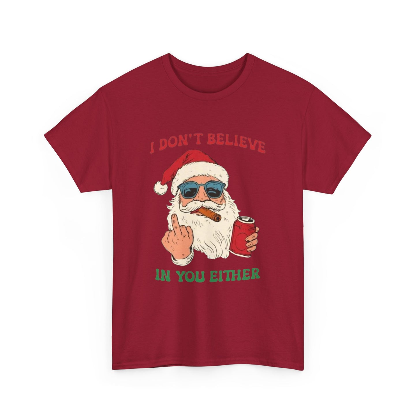 Funny Santa Tee Graphic T Shirt ADULT NEW