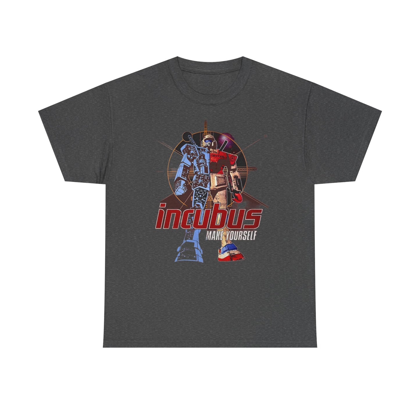 Incubus T-shirt vintage rock band retro metal Unisex Heavy Cotton Tee