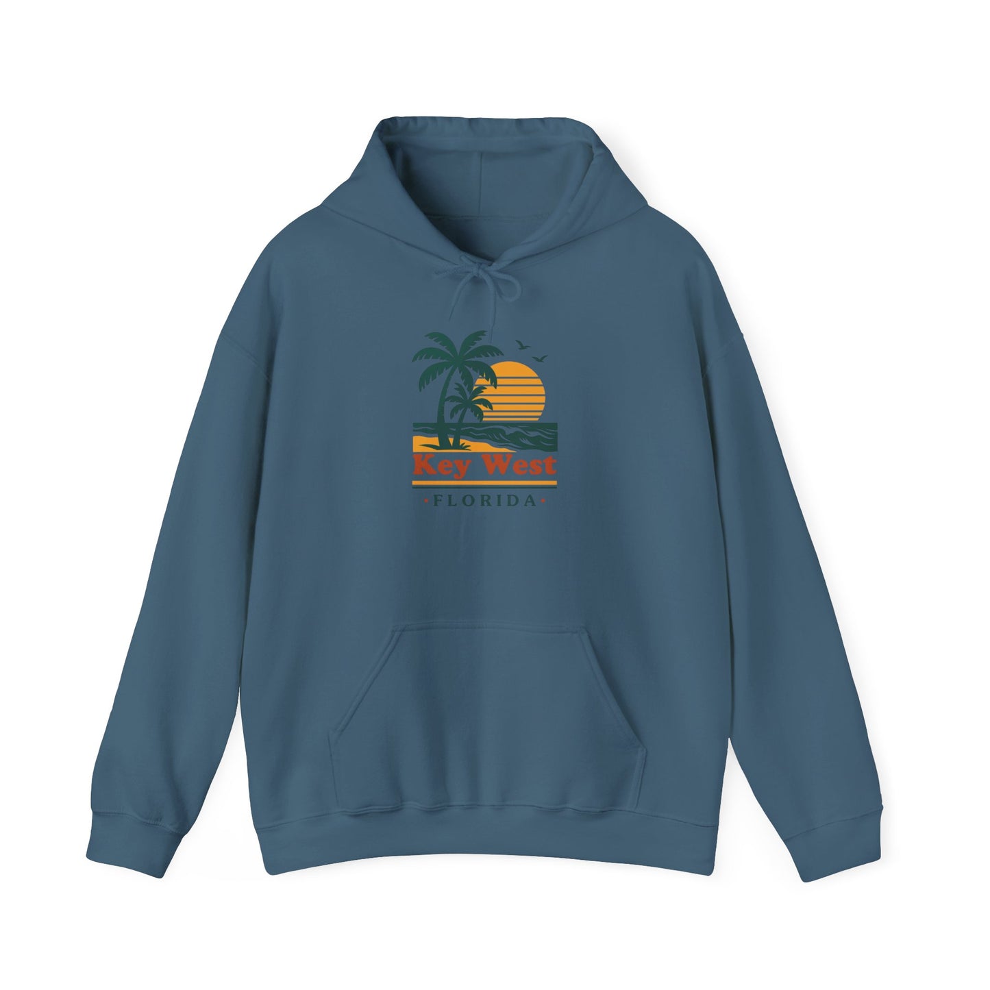 Key West Florida Graphic Hoodie Heavy Blend Sweatshirt NEW