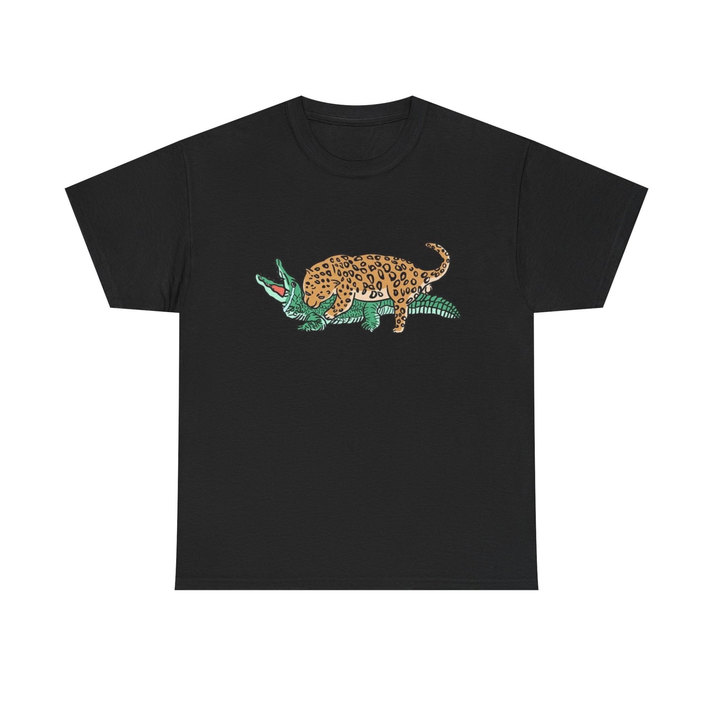 Tiger Bite Graphic T Shirt Unisex Heavy Cotton Tee