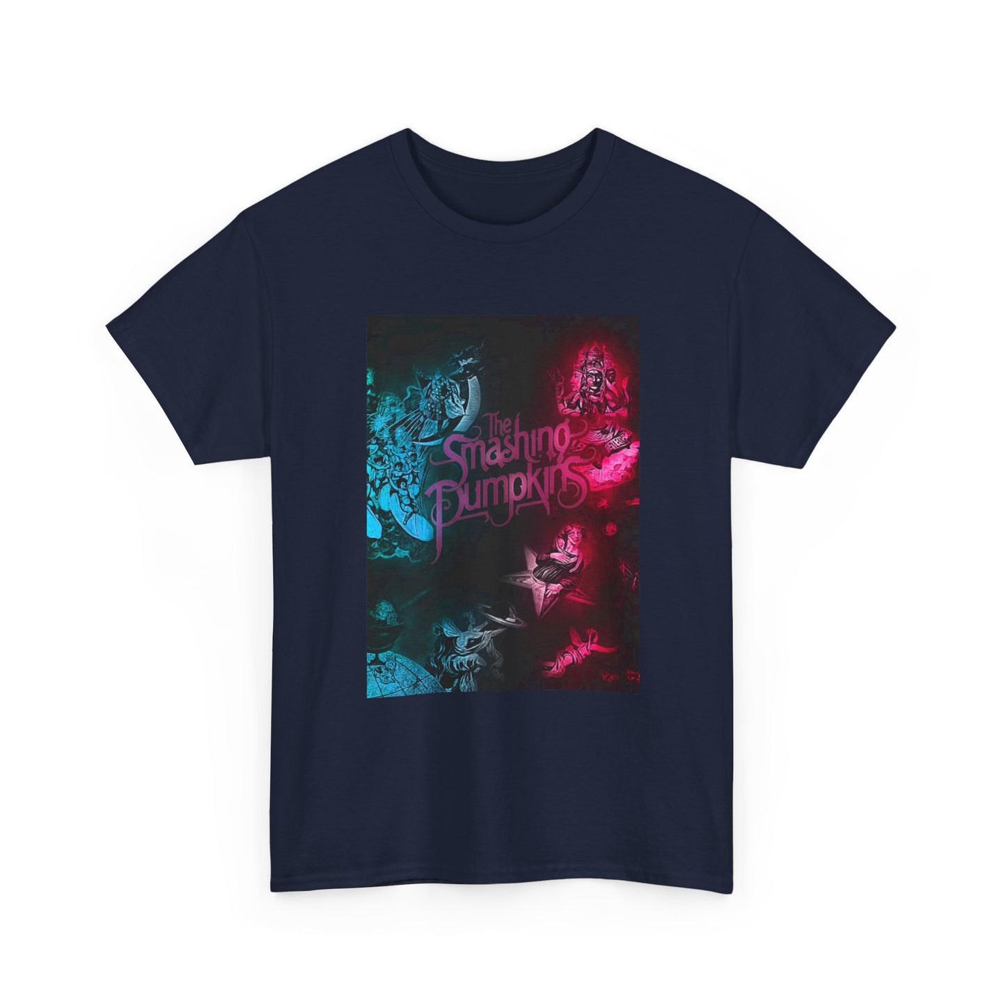 The Smashing Pumpkins Tshirt Vintage Merch Neon Unisex Heavy Cotton Tee