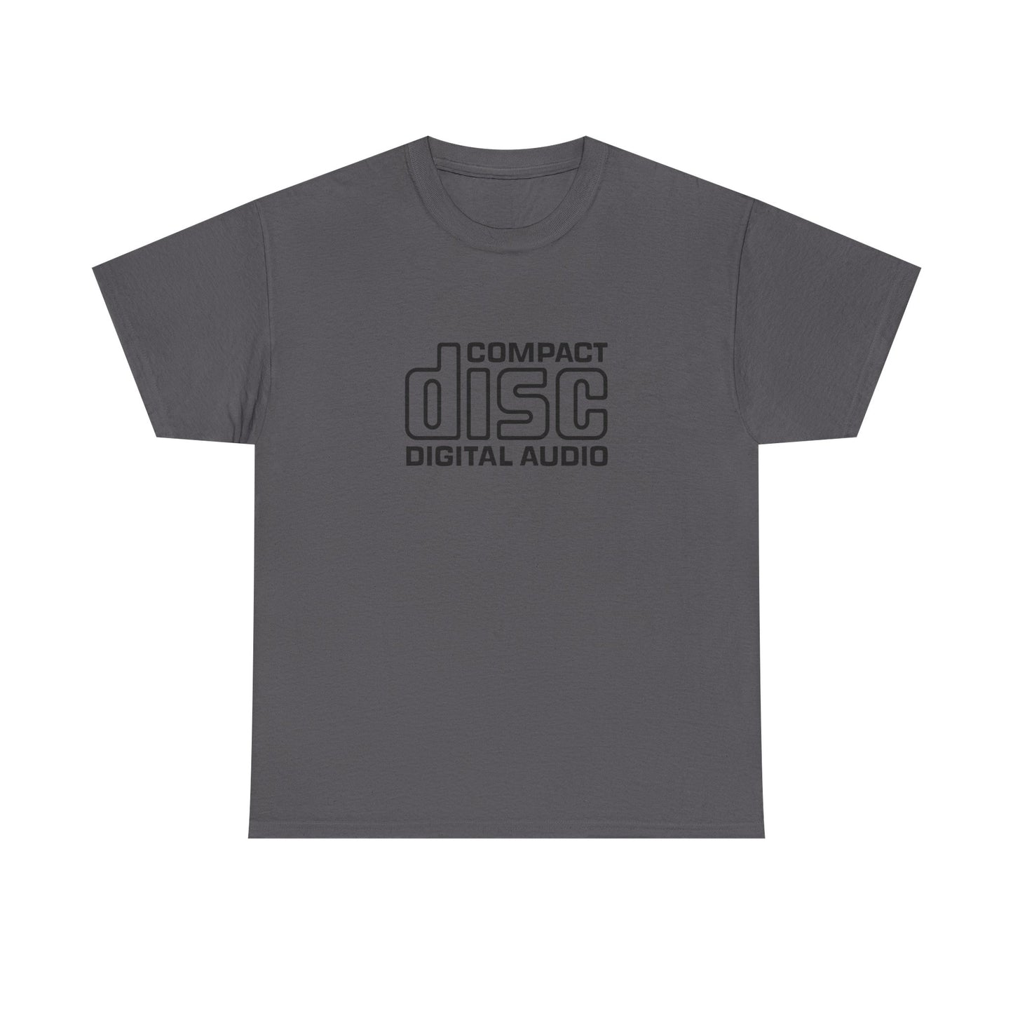 Compact Disc Retro Graphic T Shirt NEW Adult Unisex Heavy Cotton Tee