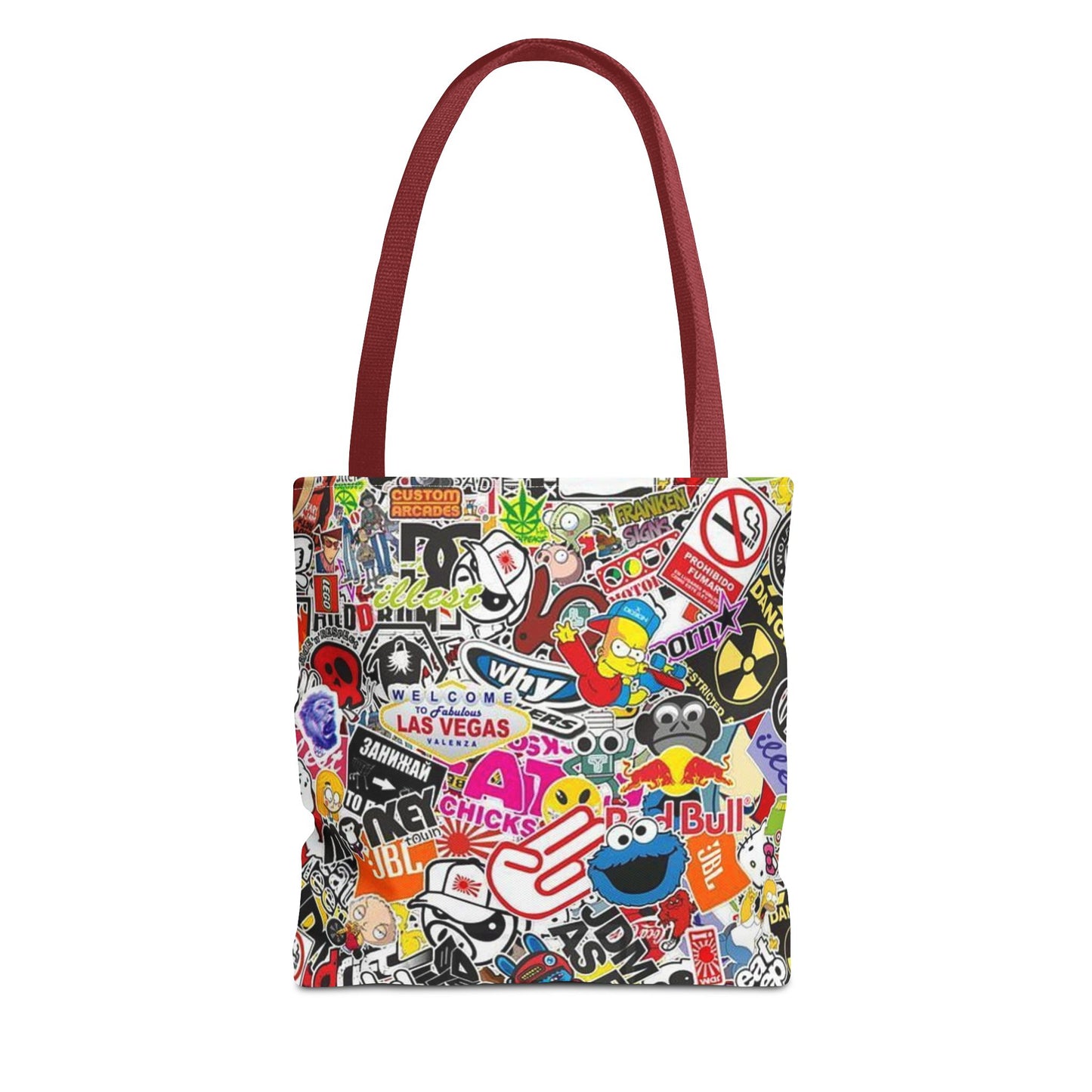 Skate Stickers All Over Print BRAND NEW Purse, Pocketbook,Travel Tote Bag