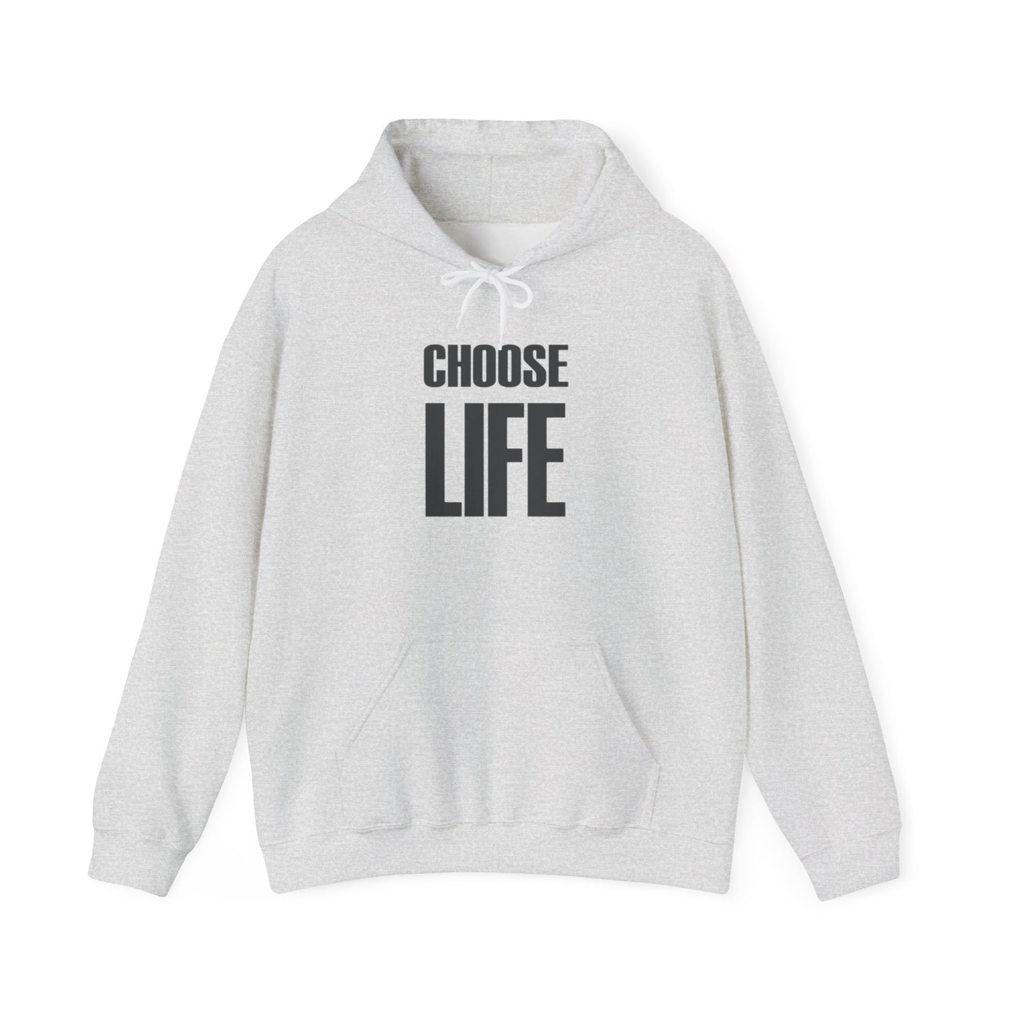 Choose Life Graphic Hoodie Heavy Blend™ Hooded Sweatshirt