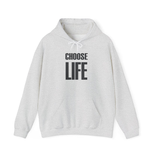Choose Life Graphic Hoodie Heavy Blend™ Hooded Sweatshirt