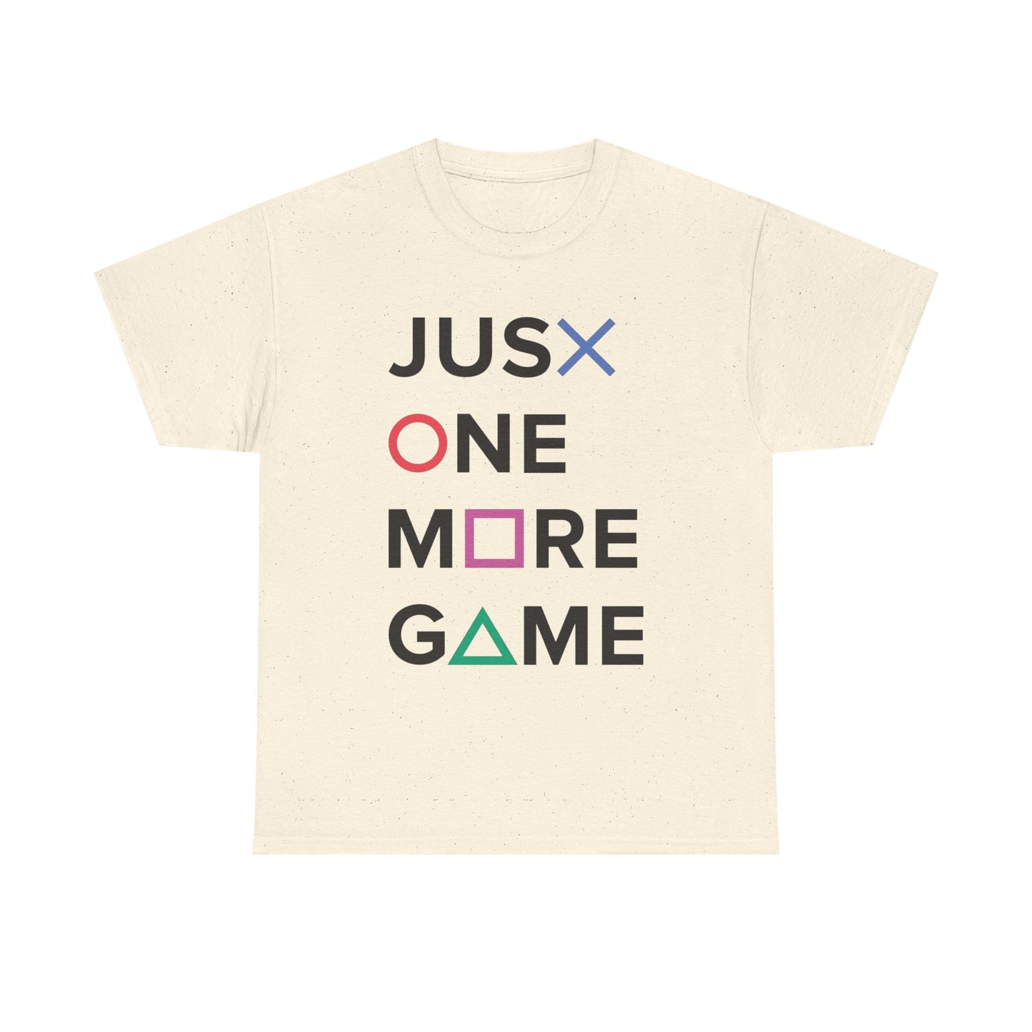 Just One More Game Retro Gaming Graphic T Shirt NEW GIFT Unisex Heavy Cotton Tee