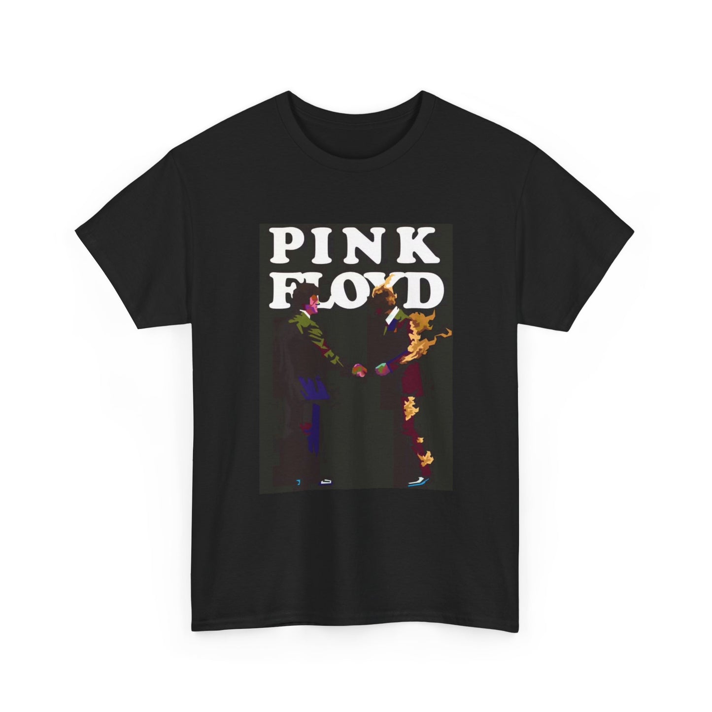 Pink floyd Tshirt Vintage art 70s poster retro rock Unisex Heavy Cotton Tee