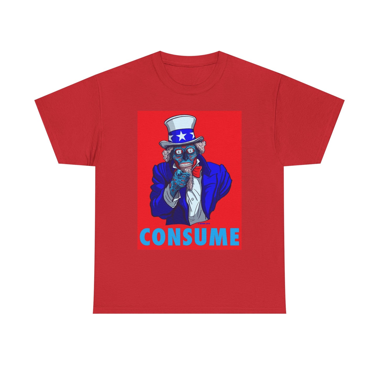 Obey And Consume Graphic T Shirt Vintage Art Unisex Heavy Cotton Tee