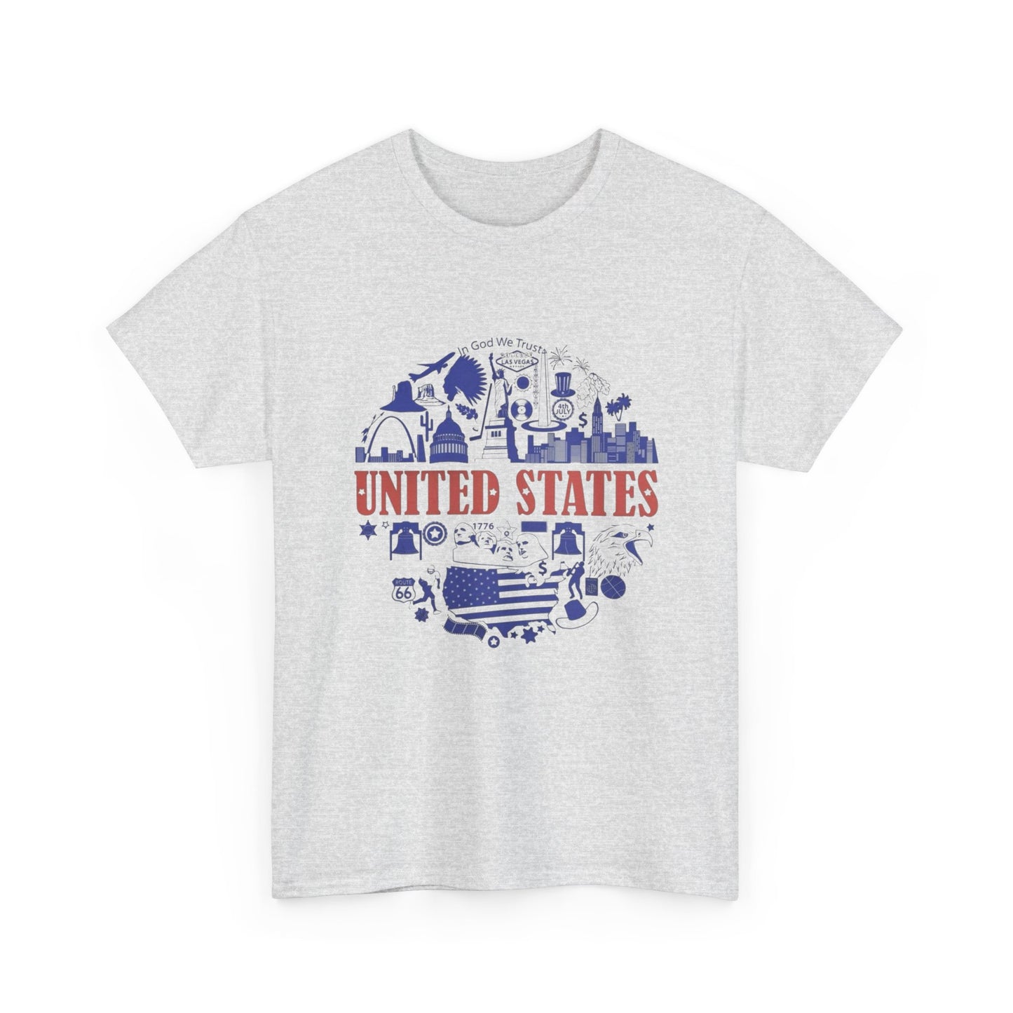 United States In God We Trust Graphic T Shirt NEW Adult Tee