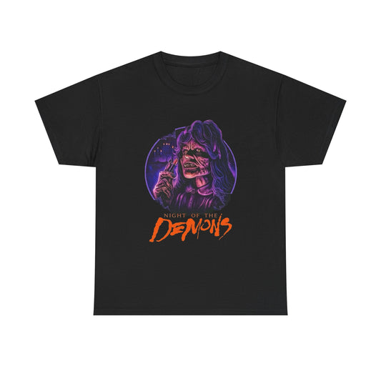 Night Of The Demons Graphic T Shirt Unisex Heavy Cotton Tee