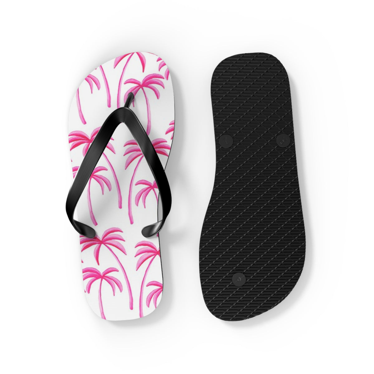 Pink Palms Sandals Summer Flip Flops Slides BRAND NEW