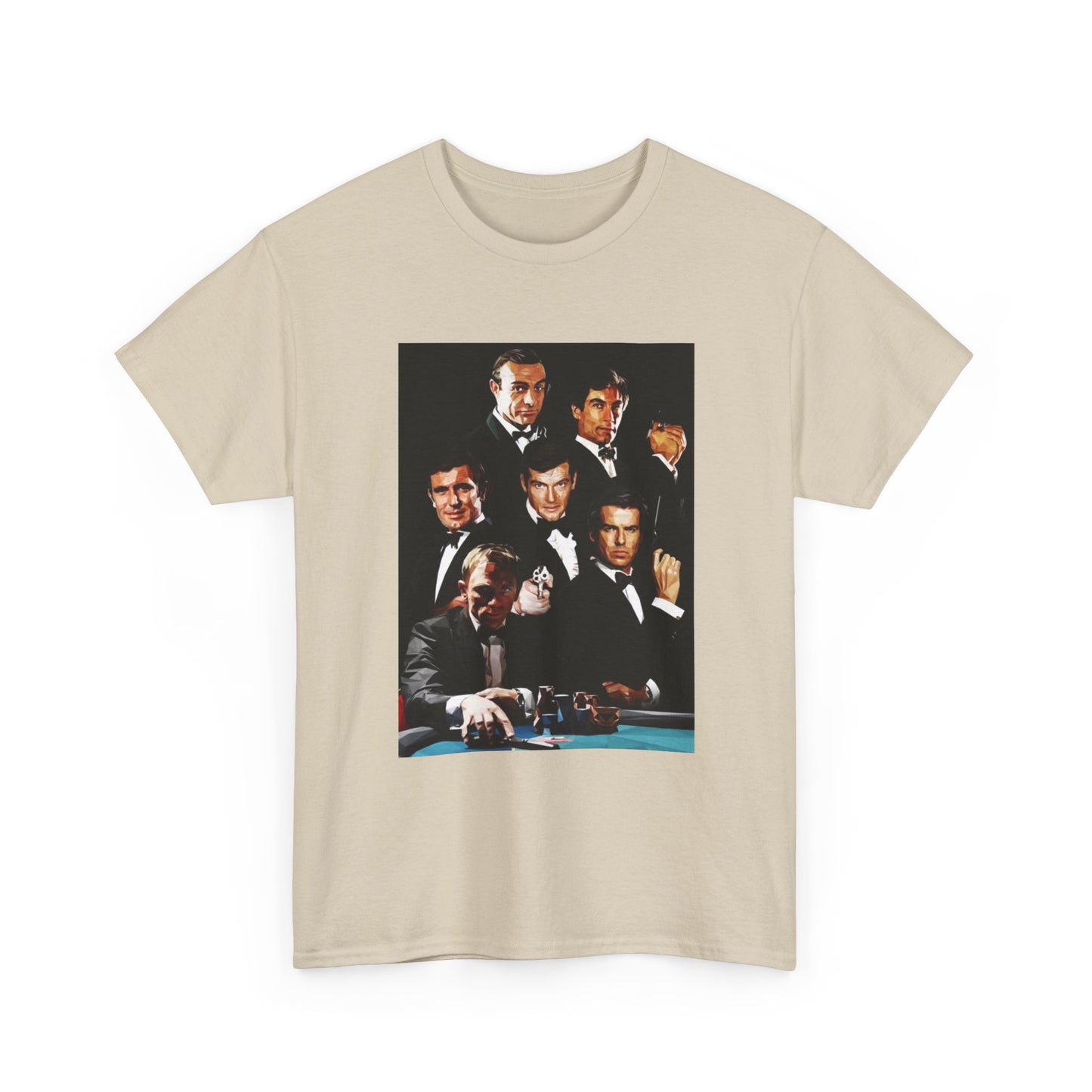 James Bond T-shirt Vintage Bond Collection Merch Unisex Heavy Cotton Tee