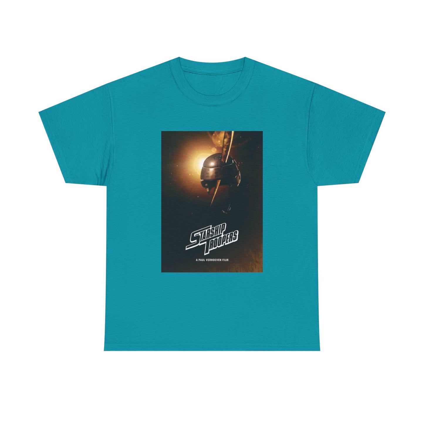 StarShip Troopers Tshirt Retro Action Movie Vintage Unisex Heavy Cotton Tee