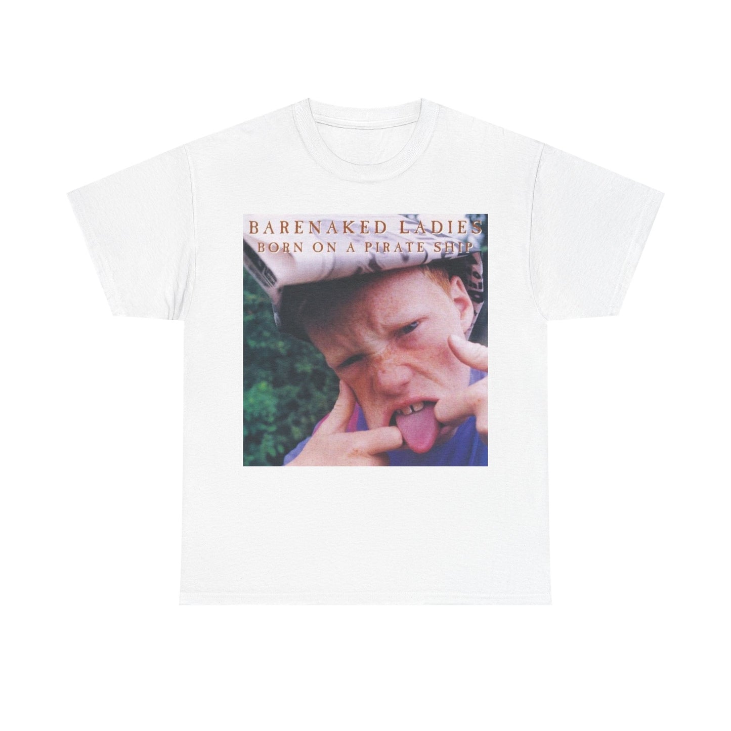 Bare Naked Ladies Tshirt Album Cover Vintage Art Unisex Heavy Cotton Tee