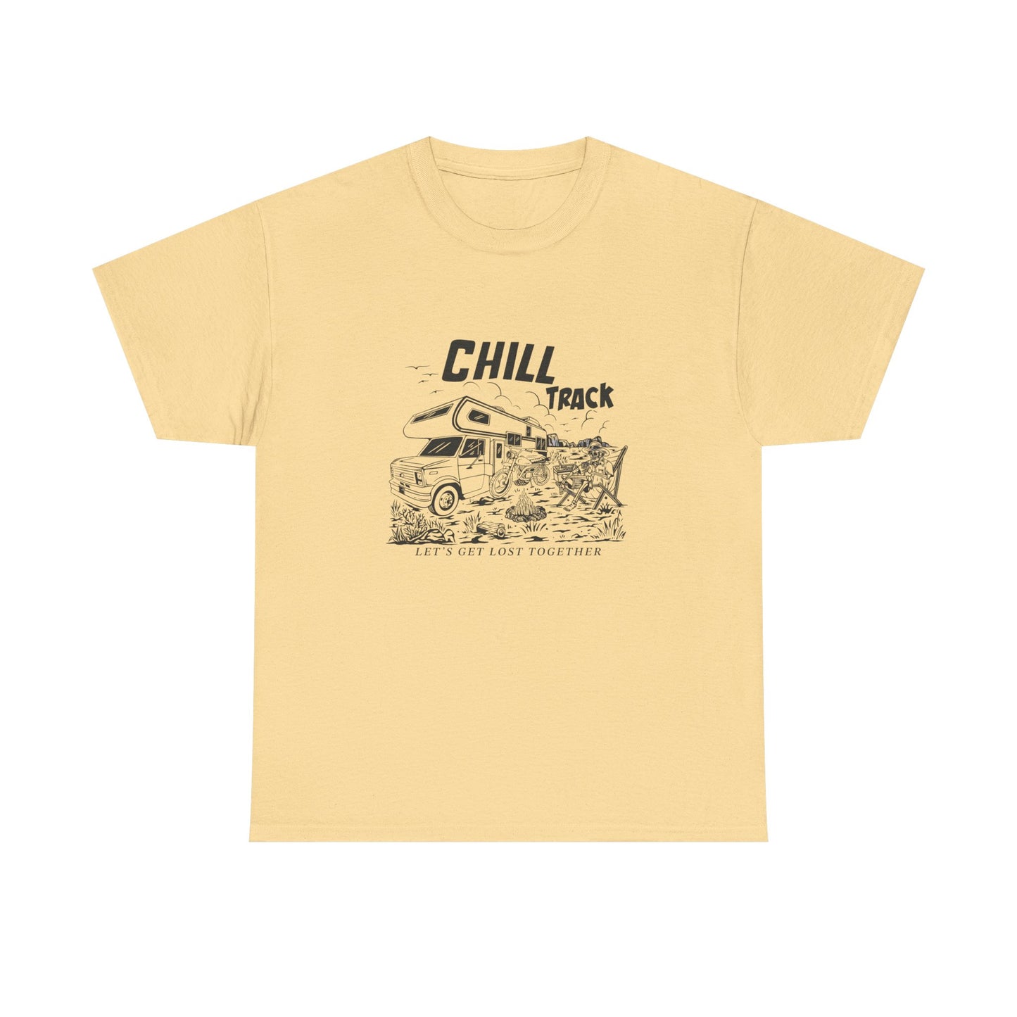 Lets Get Lost Together Chill Graphic T Shirt Unisex Heavy Cotton Tee