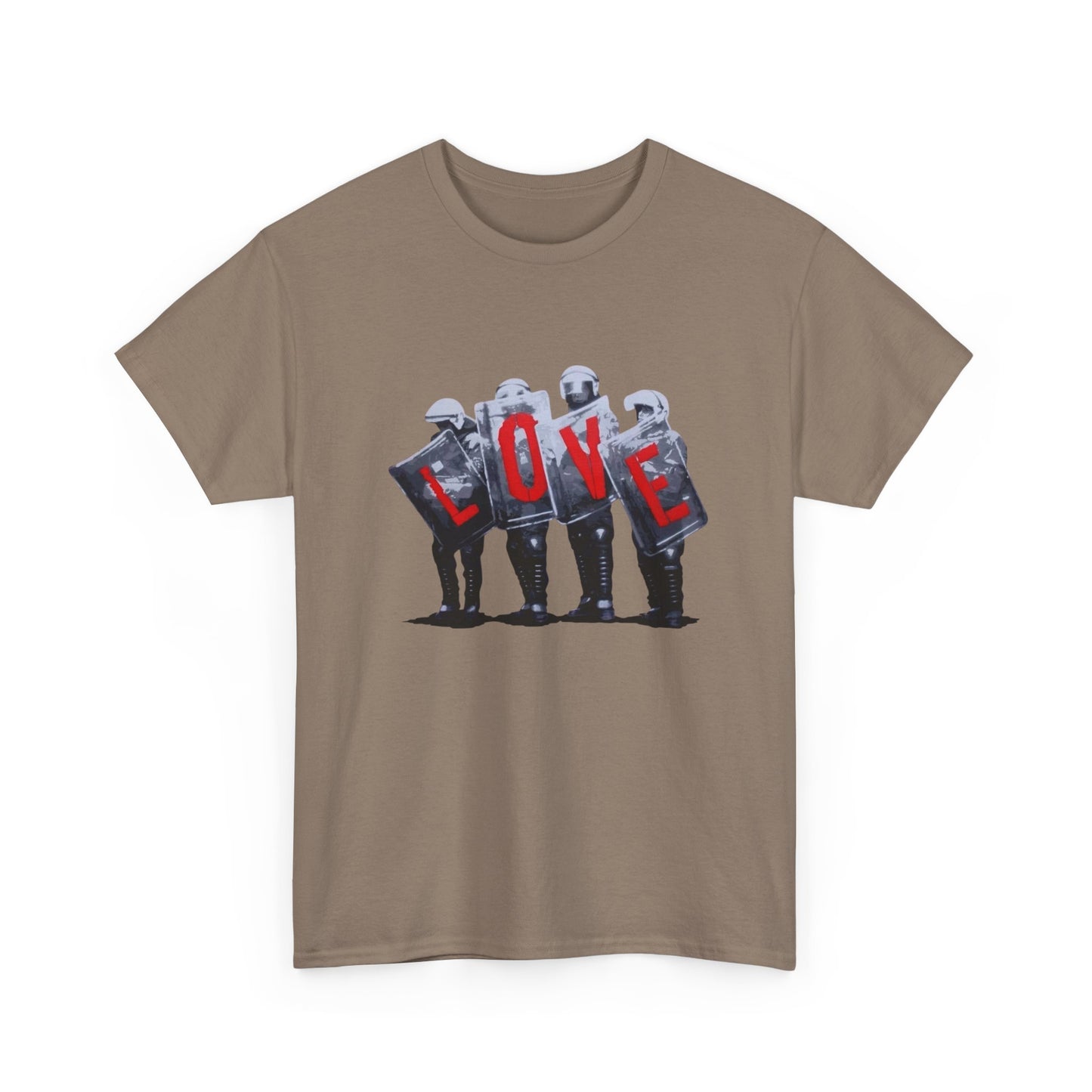 Love Riot Graphic T Shirt NEW GIFT Unisex Heavy Cotton Tee