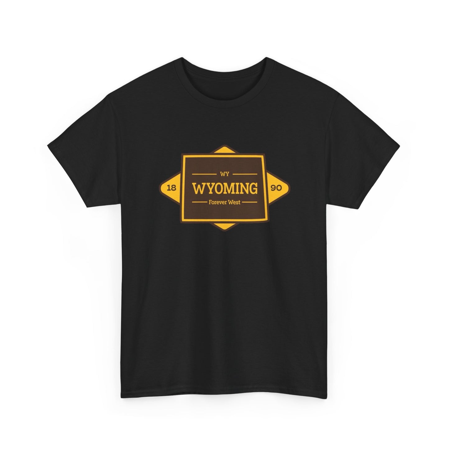 Wyoming Graphic T Shirt ADULT NEW Unisex Heavy Cotton Tee
